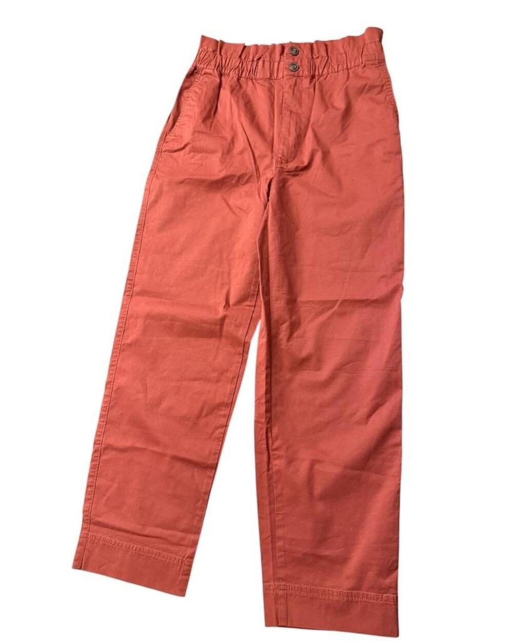 Madewell Paperbag Tapered Pants Burnished Mahogany NEW Women size 4